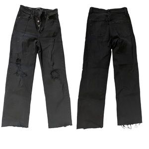 Target brand black ripped